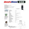 Wastemaid 1/3 HP Garbage Disposal Anti-Jam and Corrosion Proof with Odor Guard 10-US-WM-048-3B